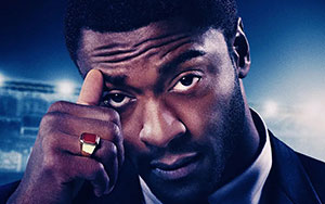 Aldis Hodge as Jim Brown in Amazon Prime`s drama film, `One Night in Miami`